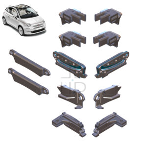 Fiat 500 Cabriolet - Kit reparo 12 peças