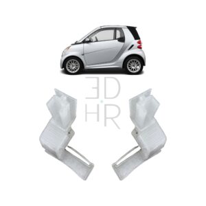 Smart Fortwo Cabrio - Kit Par Guias maior da barra capota