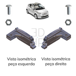 Fiat 500 Cabriolet – Kit Par Arrastes Fontal