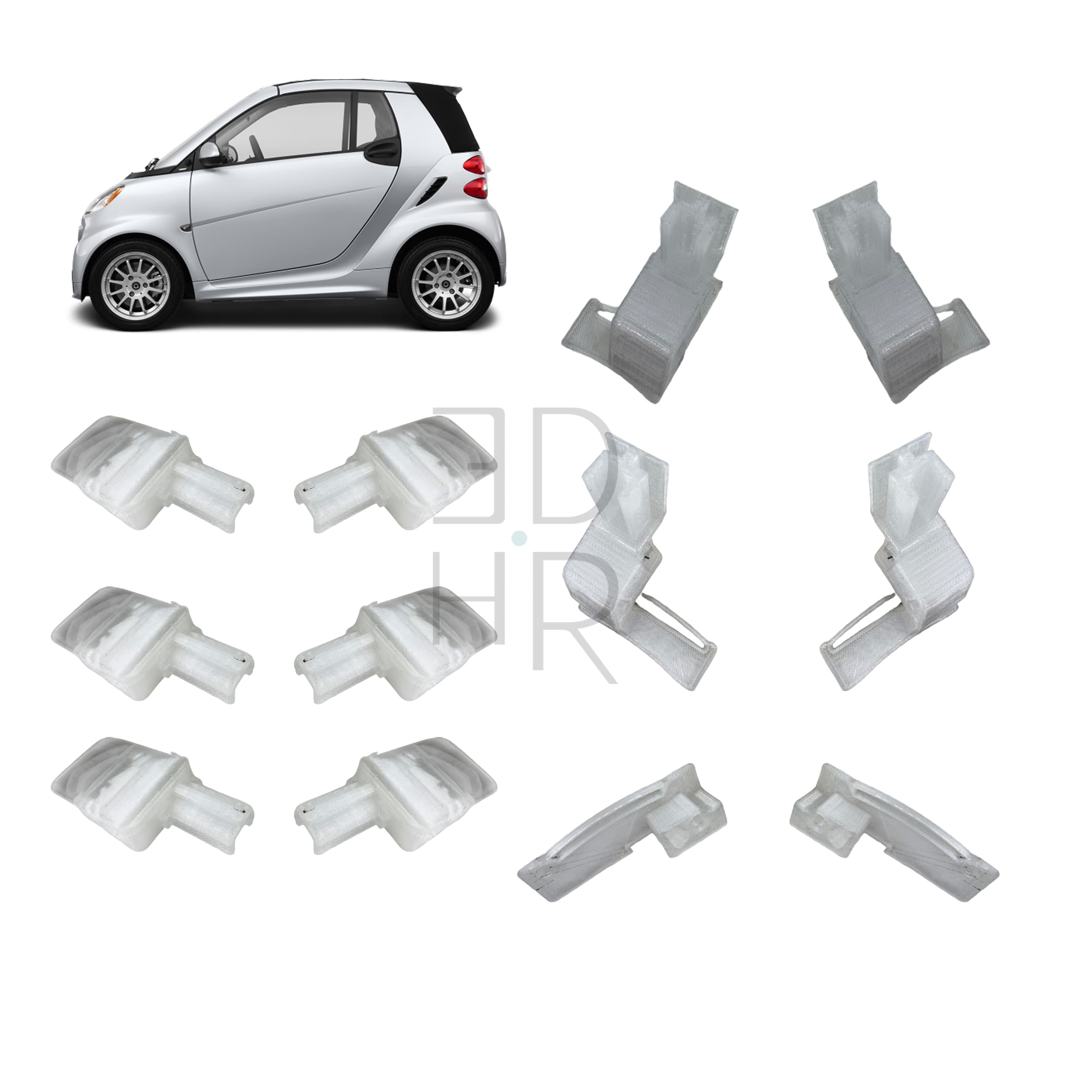 Smart Fortwo Cabrio - Kit 12 Peças